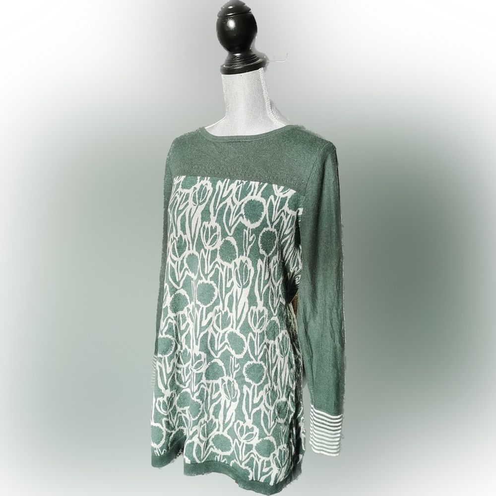 🌷🌷Whitestuff🌷🌷 tulip print knit tunic / M / UK 12